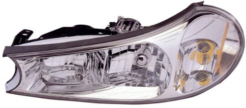 Fleetwood Revolution 2002-2007 RV Motorhome Pair (Left & Right) Replacement Front Headlights with Bulbs