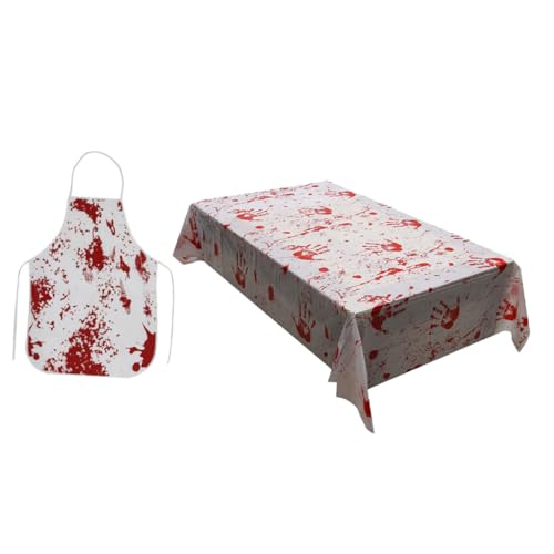 Décorations de fête d'halloween Natempach kit sanglant pour maison