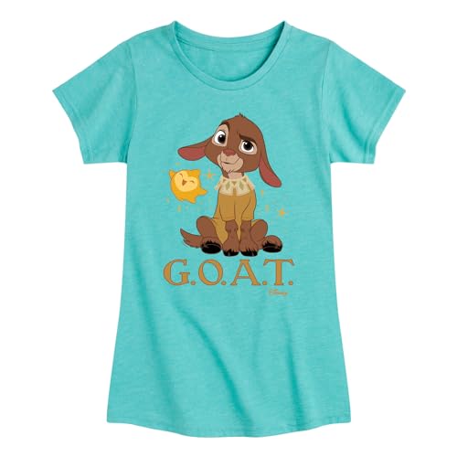 Disney Wish - Valentino Goat - Toddler & Youth Girls Short Sleeve Graphic T-Shirt