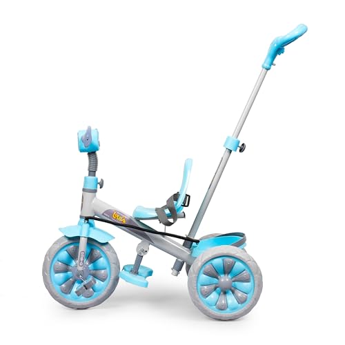 Image of Luusa Emo-G Light & Musical Tricycle for Kids | Baby Tricycle with 3 Adjustable Parental Control for 2 Years to 5 Years for Boys|Girls (Carrying Capacity Upto 30KGS) (Blue)