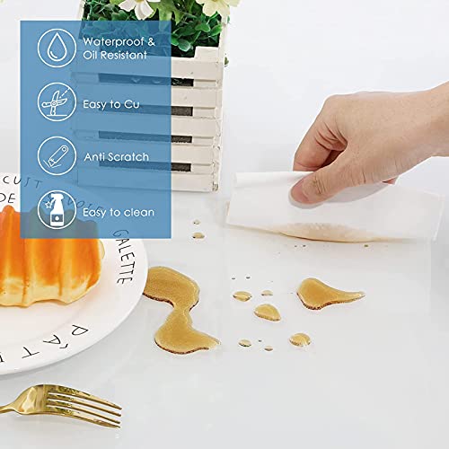 Duidelijke Tafelbeschermer Waterdicht 2mm, Tafelhoes Film Helder, Tafelkleed Vinyl Transparante beschermer - Voor Tafel… - Image 6