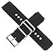 Casio Uhrenarmband für GA-100BBN GA 100BBN 100BBN 100 BBN, schwarzer Stoff