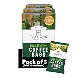 Taylors of Harrogate Rich Italian Coffee Bags - 3 Boxes of 10 (Total 30 Bags)