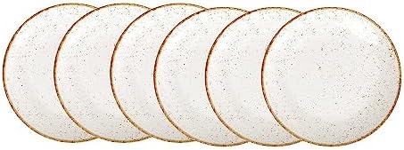 Kit Prato Raso Tramontina Rústico Marrom em Porcelana Decorada 28...