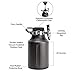GrowlerWerks uKeg Go Carbonated Growler Beer Gift and Craft Beverage Dispenser for Beer, Soda, Cider, Kombucha and Cocktails, Amazing Gift for Beer Lovers,64 oz, Tungsten