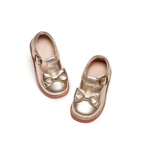 Image of Flaryzone Toddler Little Girl Mary Jane School Uniform Oxfords Flat Dress Shoes