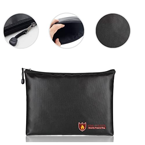 Pack de 2 bolsas ignífugas e impermeables A4 para proteger tus documentos valiosos 4