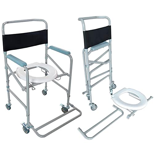 Cadeira de Banho Higiênica Dobrável e Desmontável D40 Dellamed