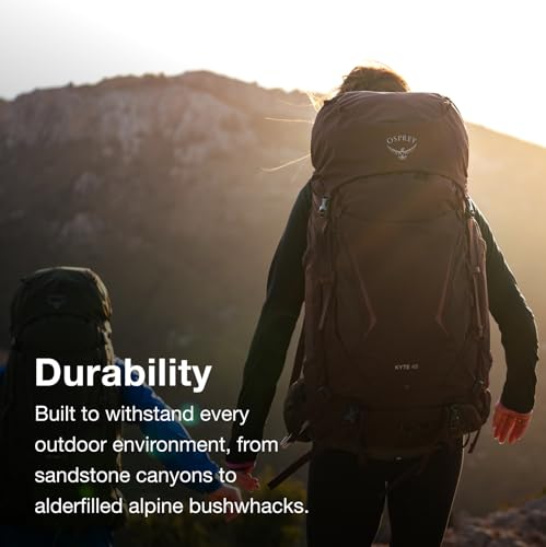 Osprey Kyte 38L Women's Backpacking Backpack with Hipbelt, Elderberry Purple, WXS/S4