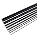10pcs Carbon Fiber Rods 0.5-8mm x 1M Multi-Size Kit for RC Drone/Industrial Prototyping(8mm)