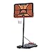 SONGYU Ausbildung Basketball-Ständer Basketballbrett 108x71cm Höhenverstellbar Von 1,6 Bis 3,05m Basketballkorb Innen Draussen Korbring Durchmesser 45cm Zum Kind Jugendliche