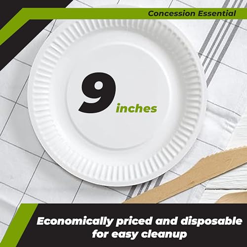 Concession Essentials Paper Plate, 9