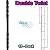 Double Twist Stair Iron Balusters (15-Pack) Stair Parts 1/2" x 44" Tall Square Hollow Stair Railing Metal Spindles (Satin Black)