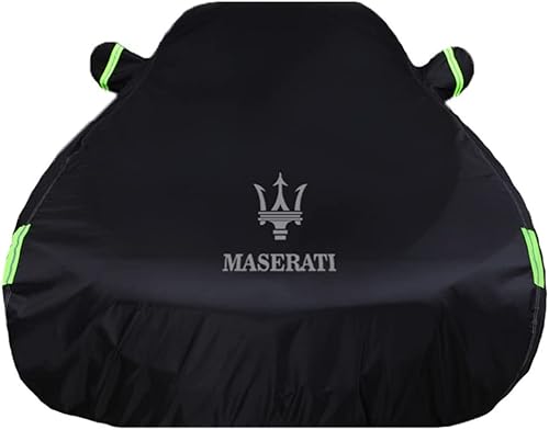 BGMYYDS Funda para automóvilcompatible con MaseratiGhibli Quattroporte Levante GranCabrio GranTurismo, impermeable, protector solar, nieve, polvo,