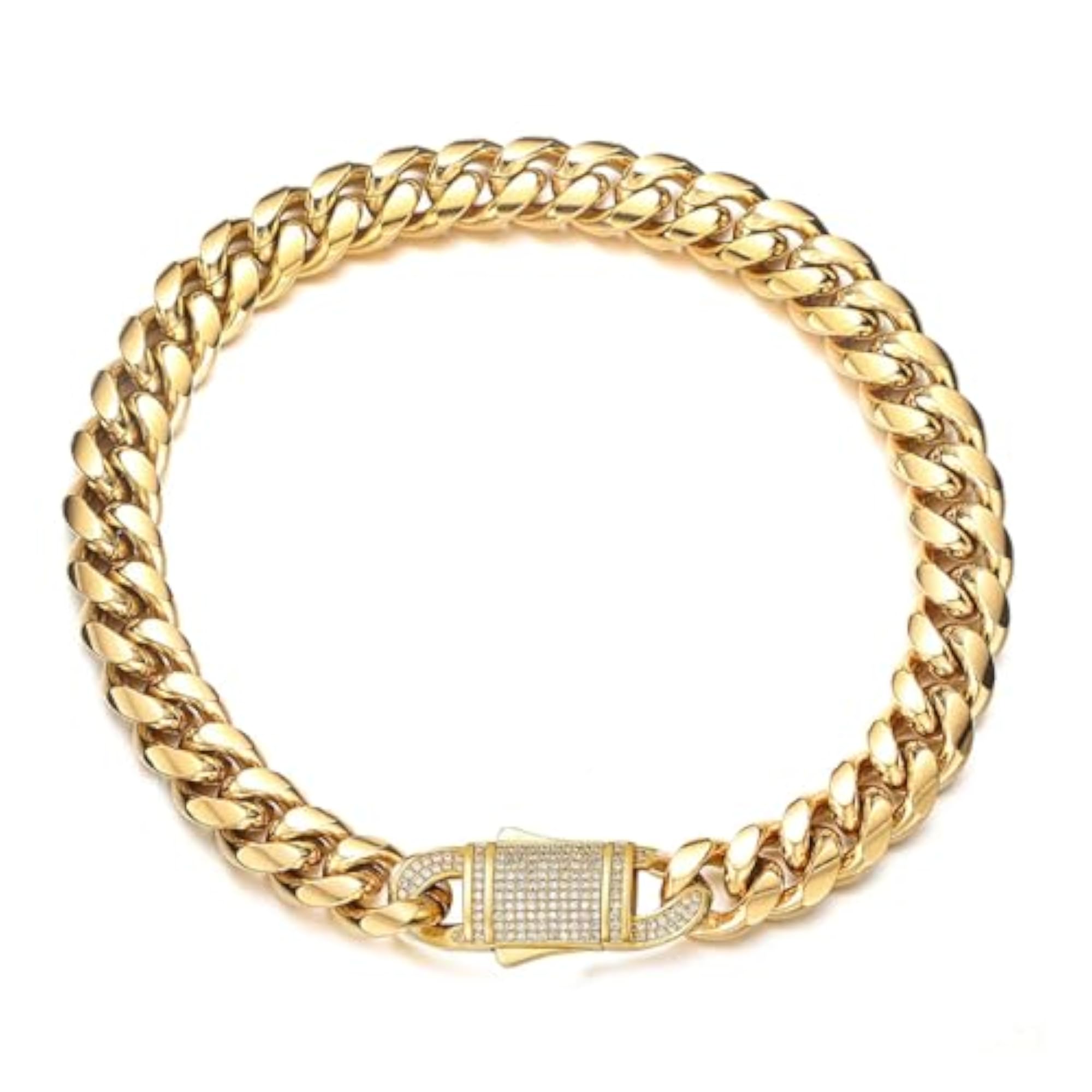 Cuban Link Chain Pattern Openable Bracelet for Men & Boys