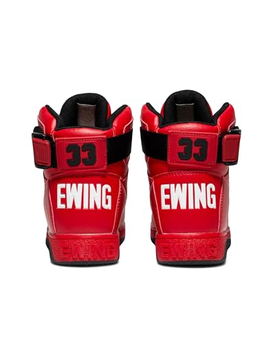Ewing Patrick Athletics 33 HI Orion Hybrid Sneakers - Red/Black/White3