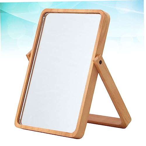 Espejo de maquillaje de mesa FOMIYES estilo vintage miniatura 4