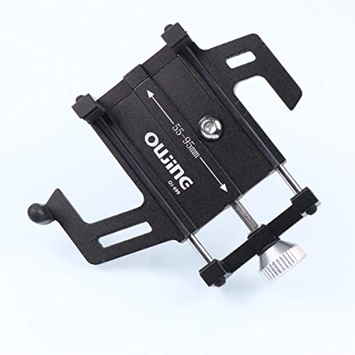 CLISPEED Suporte de celular para bicicleta e motocicleta de liga de alumínio para carro, moto, bicic