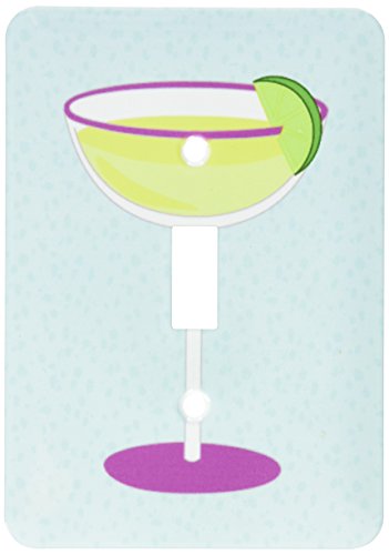 Margarita en verre fond bleu décor mural pour votre cuisine détendue