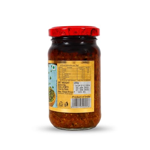 Image of Chokhi Dhani Kair Pickle | Tangy and Spicy | (Pack of 3, 200g each)