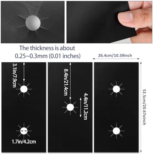 Reusable Non-Stick Stove Burner Covers for Easy Kitchen Cleaning - Image 2