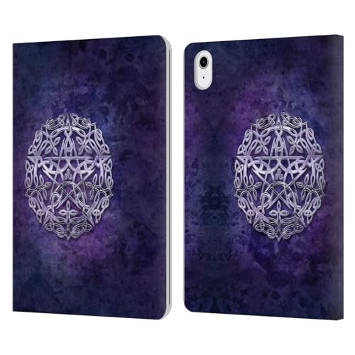 Funda tipo libro para iPad Air 2022 con soporte y tarjetero integrado de cuero