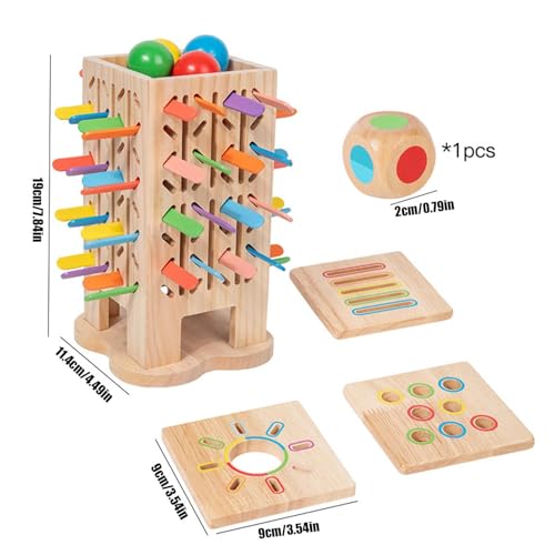 Jeu de bâtons de retrait en bois pour la coordination des mains - 6