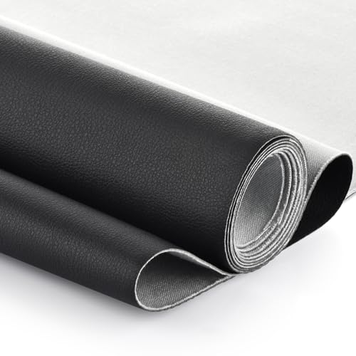 2 Yards Marine Vinyl Fabric, Upholstery Faux Leather, Soft Waterproof Synthetic Fabric for Outdoor Boat Automotive, Car Seats, Upholstery Crafts, DIY Sewing, Sofa 54