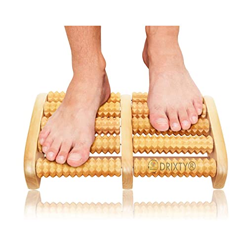 Image of Wooden Roller Massage Roller Foot Massager and Legs Pain Relief Massager - Set of 1 - Wooden - Manual - Cordless - Stress Relief, Muscle Therapy, Plantar Fasciitis
