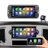 2G+32G Car Radio Stereo for Dodge Ram 1500/2500/3500 2006 2007 2008, 6.8Inch, Dodge Durango 2004-2009 Chrysler 300/300C 2005-2007, Jeep Grand Cherokee 2005-2007, Wirelss CarPlay Back Up Camera GPS FM