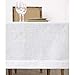 Solino Home Linen Tablecloth – 100% Pure Linen Christmas White Tablecloth 120