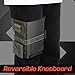 Fullhawl Reversible Kneeboard Pilot Classic Clipboard & Pen Holder Kneeboard Aviation for Professional Pilots, General Aviation (Army Green)