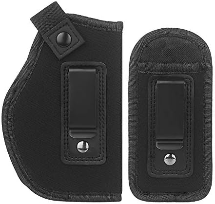 LIRISY Inside The Waistband Holster | Gun Concealed Carry IWB Holster | Fits S&W M&P Shield/Glock 19 26 27 29 30 33 42 43 / Ruger LC10 & All Similar Handguns