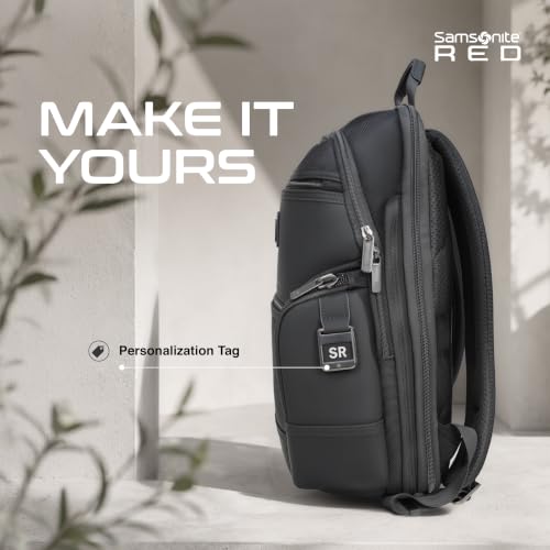 Image of Samsonite Atlier | 14'Laptop Compartment| 18 L Volume| Multiple Compartment| Sleek Design |Work Backpack | Black | 2 Years International Warranty