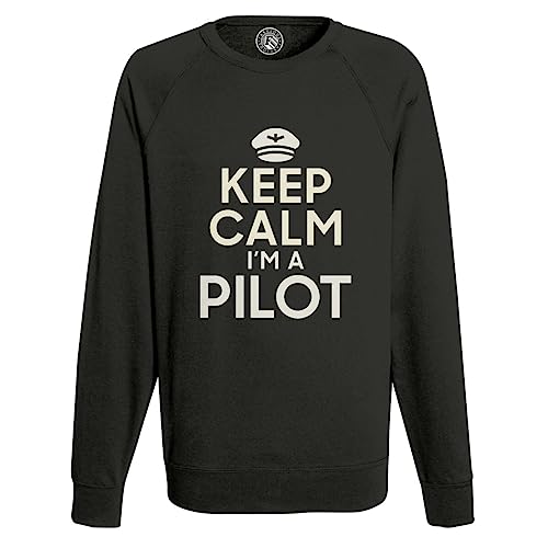 Sweat Homme Keep Calm I'm a Pilot - Pull Humour pour Affirmer sa Passion du Vol