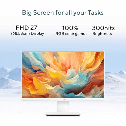 Image of ASUS V470 (2026),Intel Core 7 240H (i7-14th Gen),Intel iGPU,32GB /1TB,FHD,27 inch(68.58 cm),Windows 11,M365 Basic(1Y),Office 24,White,7.07 Kg,V470VA-KWC7003WS,with Wireless Keyboard & Mouse,All in One PC