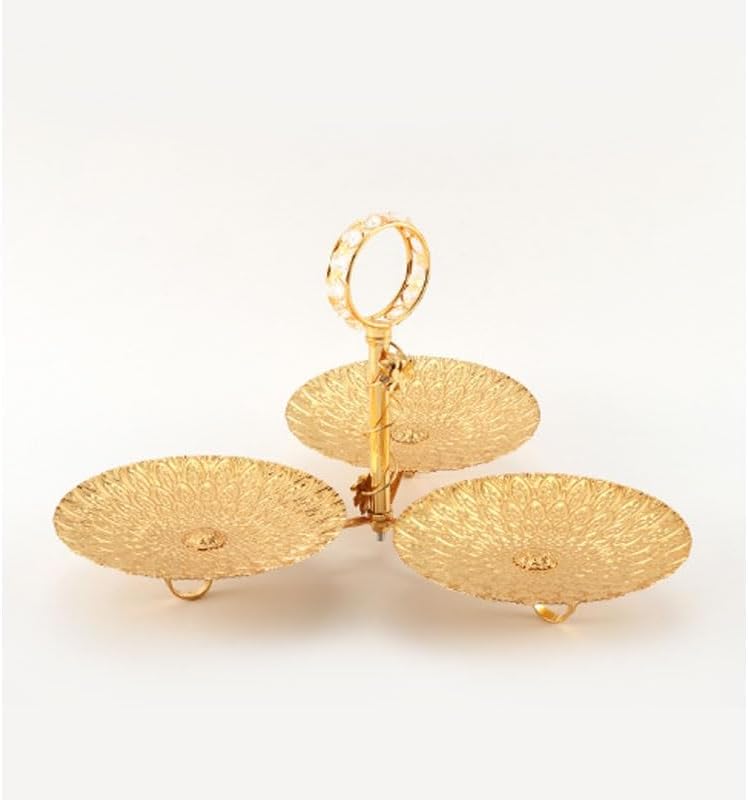 Ironwork Fruit Basket Melon Seeds Nut Platter Plating Rotundity