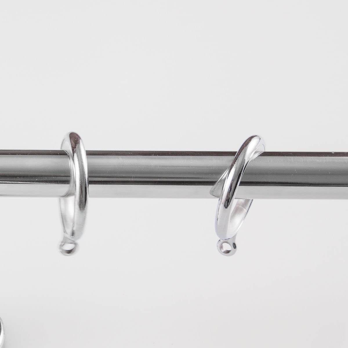 Asta Tiratenda In Legno Ciliegio 125 Cm - Per Tende Da Interno Con Gancio In Metall - Foto 5