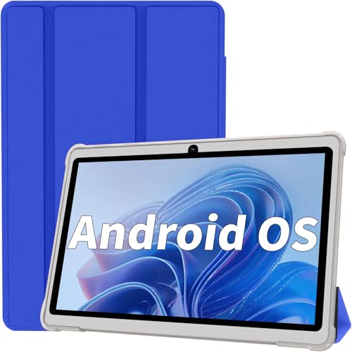 Image of HNVHNV Android Tablet 7 Inch Tablet, 6GB RAM 32GB ROM 1TB Expansion, Quad-core Processor, Dual Camera, WiFi, Bluetooth, Parental Control (Blue)