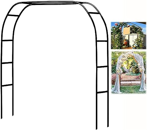 Arche à rosiers en acier avec treillis pour jardin | 180x220 cm