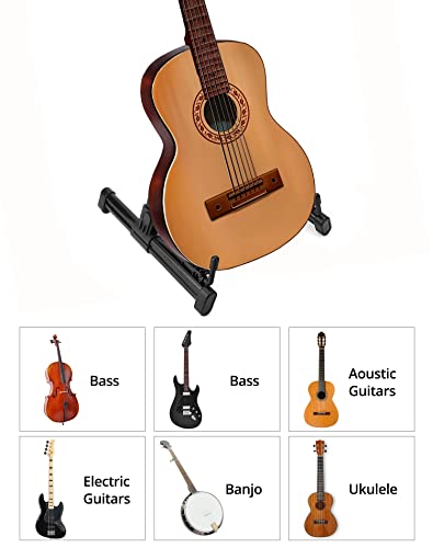 QWORK Support de guitare universel , pliable métal supports de guitare électrique , léger, adaptéà la guitare acoustique… - Les Beatles, Paul McCartney, John Lennon, RIngo Starr, George Harrison QWORK Support de guitare universel , pliable métal supports de guitare électrique , léger, adaptéà la guitare acoustique… – Image 4