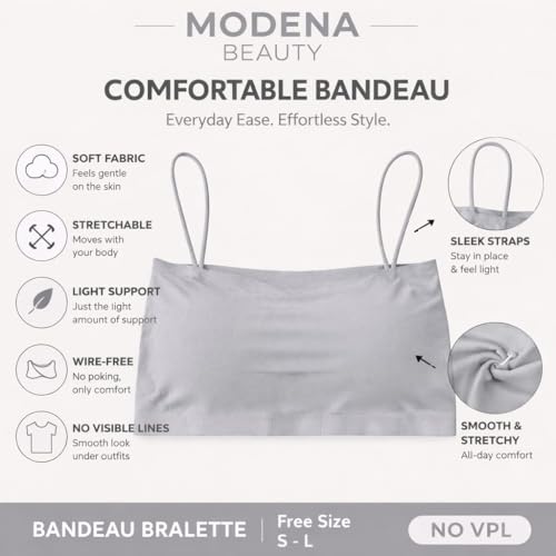 Image of Seamless Padded Bralette for Women | Free Size (Best Fit 28-32 Bust, S to M) | Stretchable Wireless Camisole Bra | Soft Comfortable