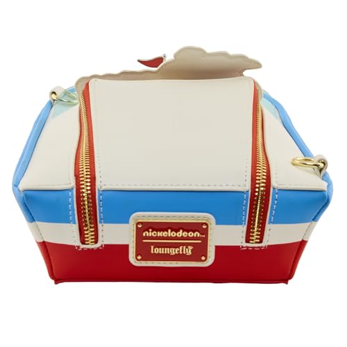 Image of Loungefly Nickelodeon: Spongebob SquarePants 25th Anniversary - Spongebob and Mrs. Puff in Boatmobile Crossbody Purse, Amazon Exclusive