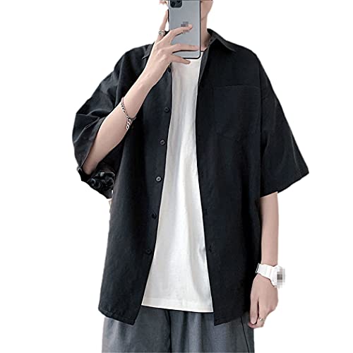 Chemise manches courtes homme oversize pour ne plus se sentir serré en 5XL