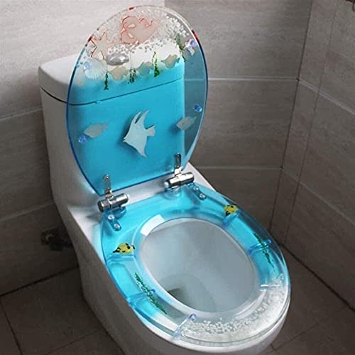 便座 海洋魚 トイレ蓋 トイレ 便座 樹脂 超耐性 上部固定 U/V/O 形状対応 便座カバー (ワンカラー 40~48cm×33~38cm) (ワンカラー 40~48cm×33~38cm)