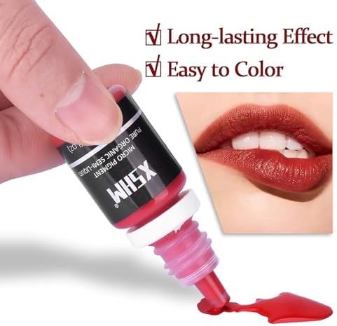 ATOMUS Micro-Blading Pigment 8ml 0.27fl.oz Eyebrow Lip Eyeliner Tattoo Natural Plant Ink (6 Colors) - 4