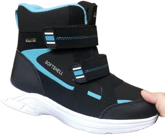 BABY & KIDS - boy and girl boots shoes with Natural wool warm snow boots -30 degrees size 24 to 41 wallvell