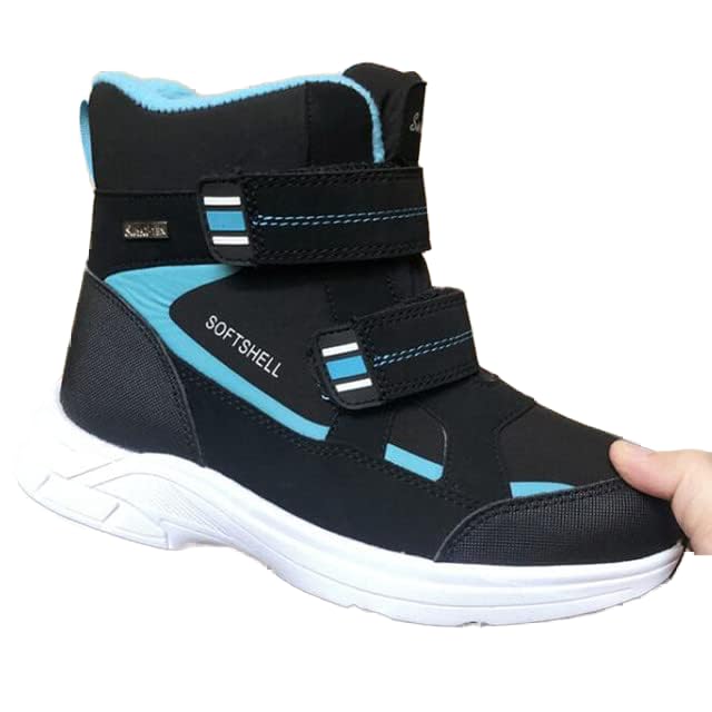 BABY & KIDS - boy and girl boots shoes with Natural wool warm snow boots -30 degrees size 24 to 41 wallvell