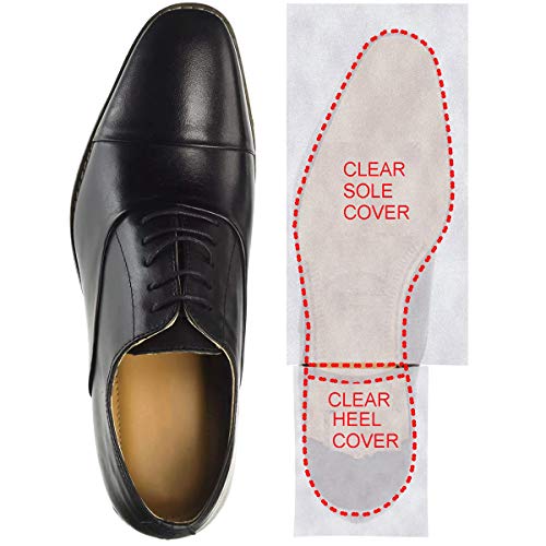 Crystal Clear Self-Stick Pads Sole Protector Shoe Bottoms Slip Resistant Removable Shoe Sole