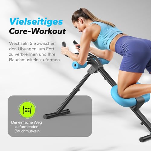 MERACH-Bauchtrainer-Bauchmuskeltrainer-fuer-Zuhause-Multifunktionale-Trainingsgeraet-fuer-Ganzkoerpertraining-Abdominal-Ab-Machine-mit-LCD-Monitor